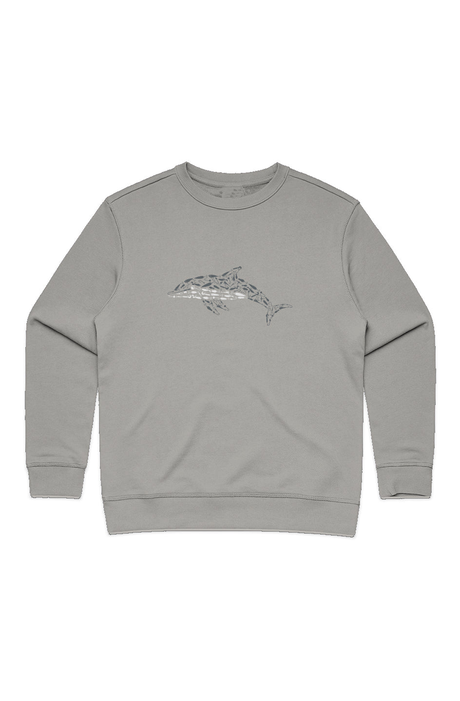 Embroidered Dolphin Women's Premium Crew