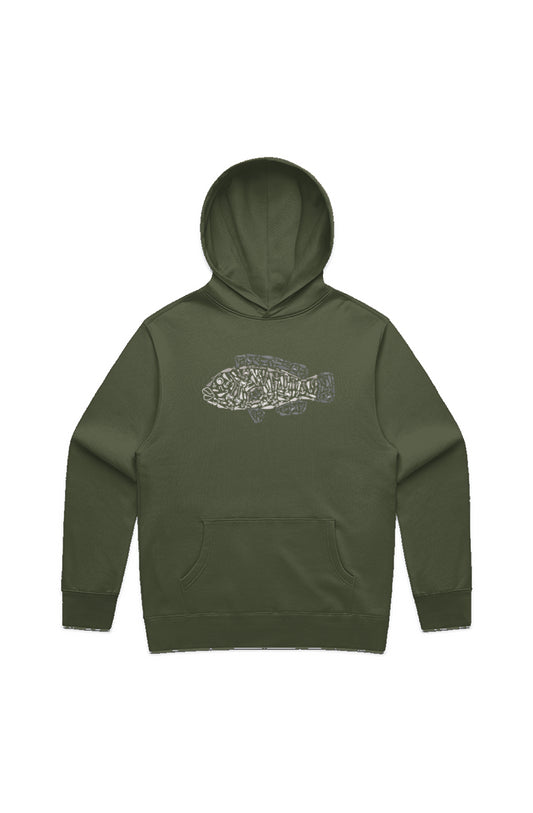 Premium Embroidered Tautog Hoodie