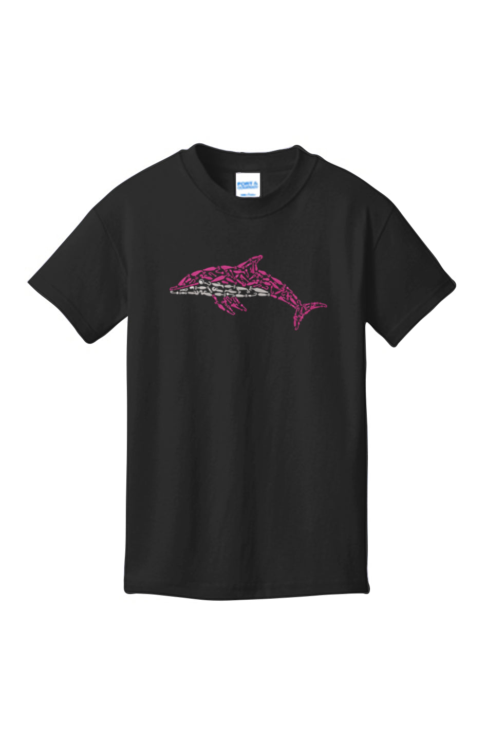Youth Pink Dolphin Cotton Tee