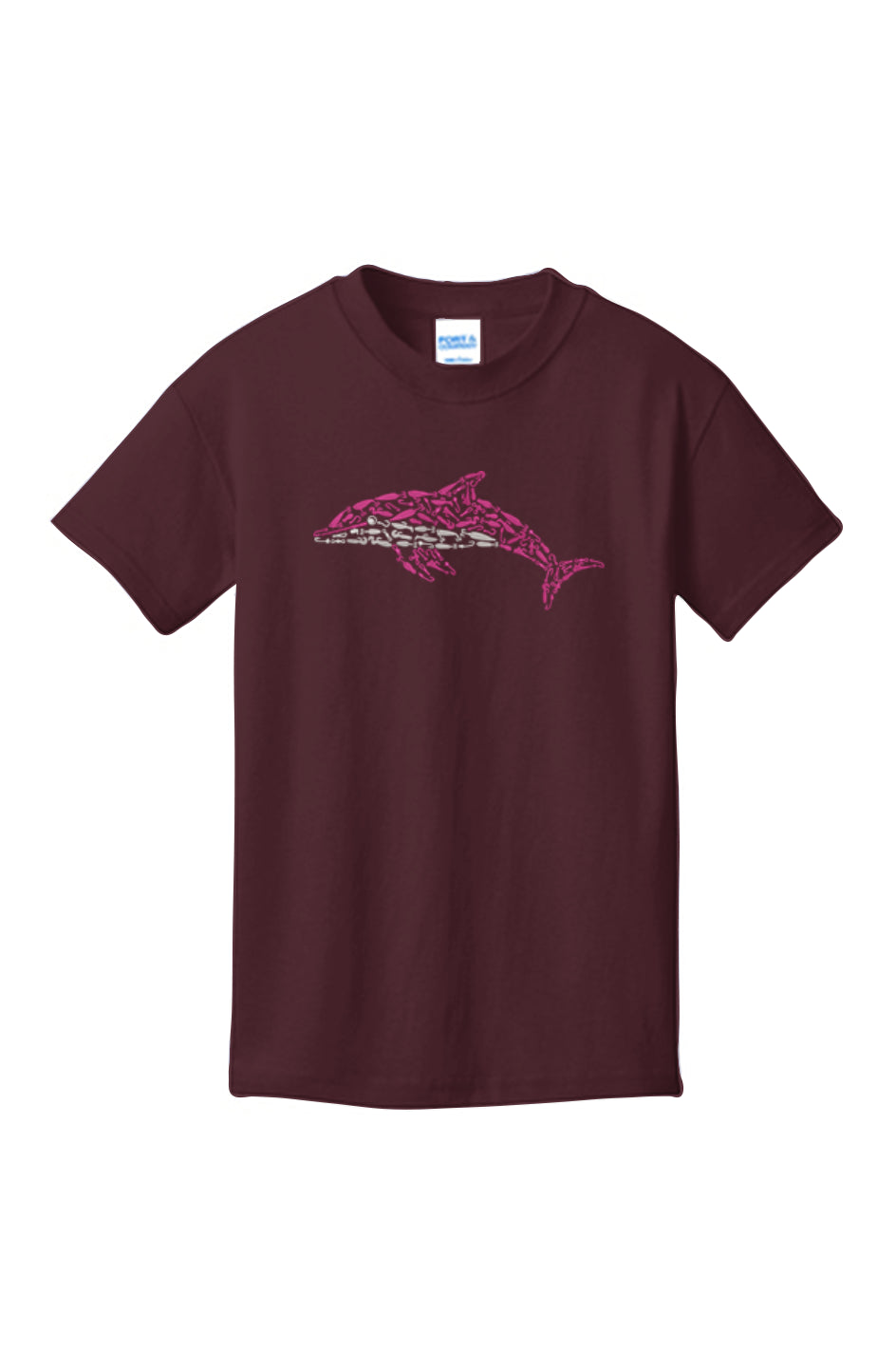 Youth Pink Dolphin Cotton Tee