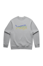 Premium Embroidered Mahi Mahi Relaxed Crew Crewneck