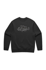 Premium Embroidered Tautog Relaxed Crew Sweatshirt