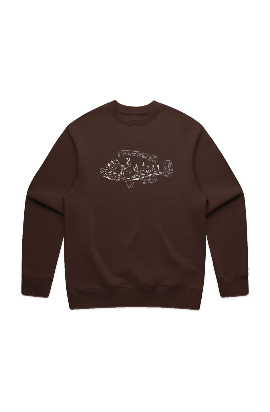 Premium Embroidered Relaxed Crewneck - Tautog