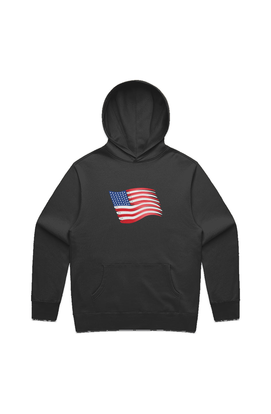 Premium Embroidered American Flag Swimbait Edition Hoodie