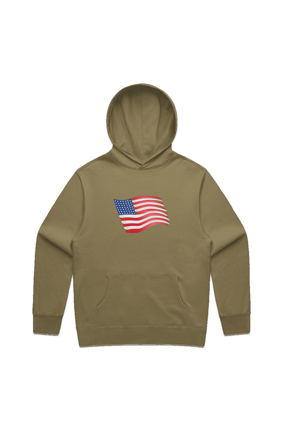 Premium Embroidered American Flag Swimbait Edition Hoodie