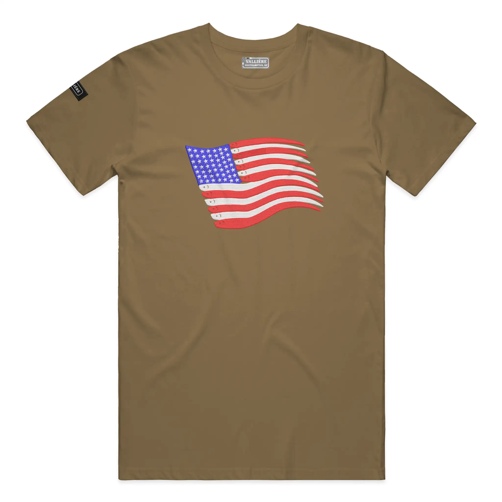 100% USA-Made American Flag Swimbait Edition Unisex T-Shirt