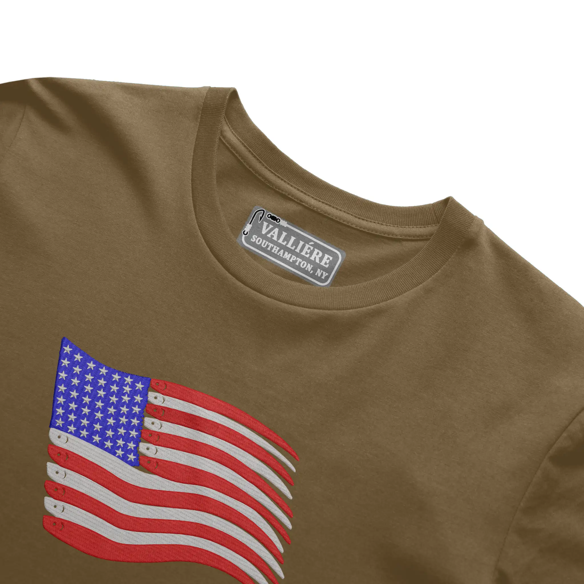 100% USA-Made American Flag Swimbait Edition Unisex T-Shirt