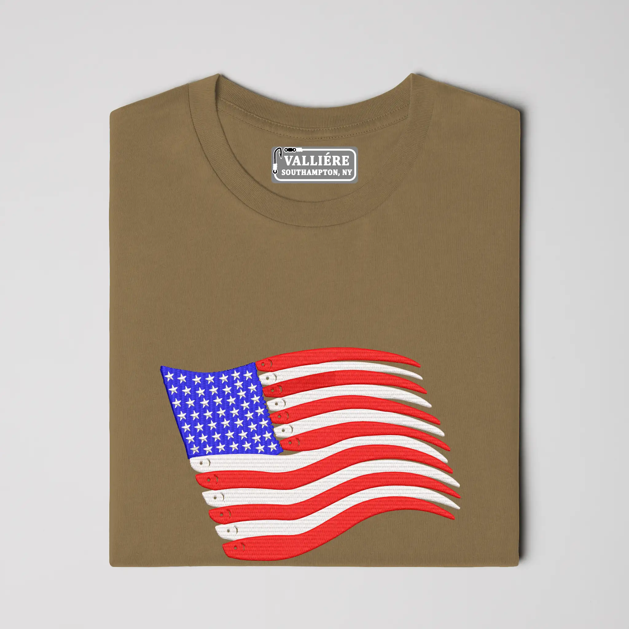 100% USA-Made American Flag Swimbait Edition Unisex T-Shirt