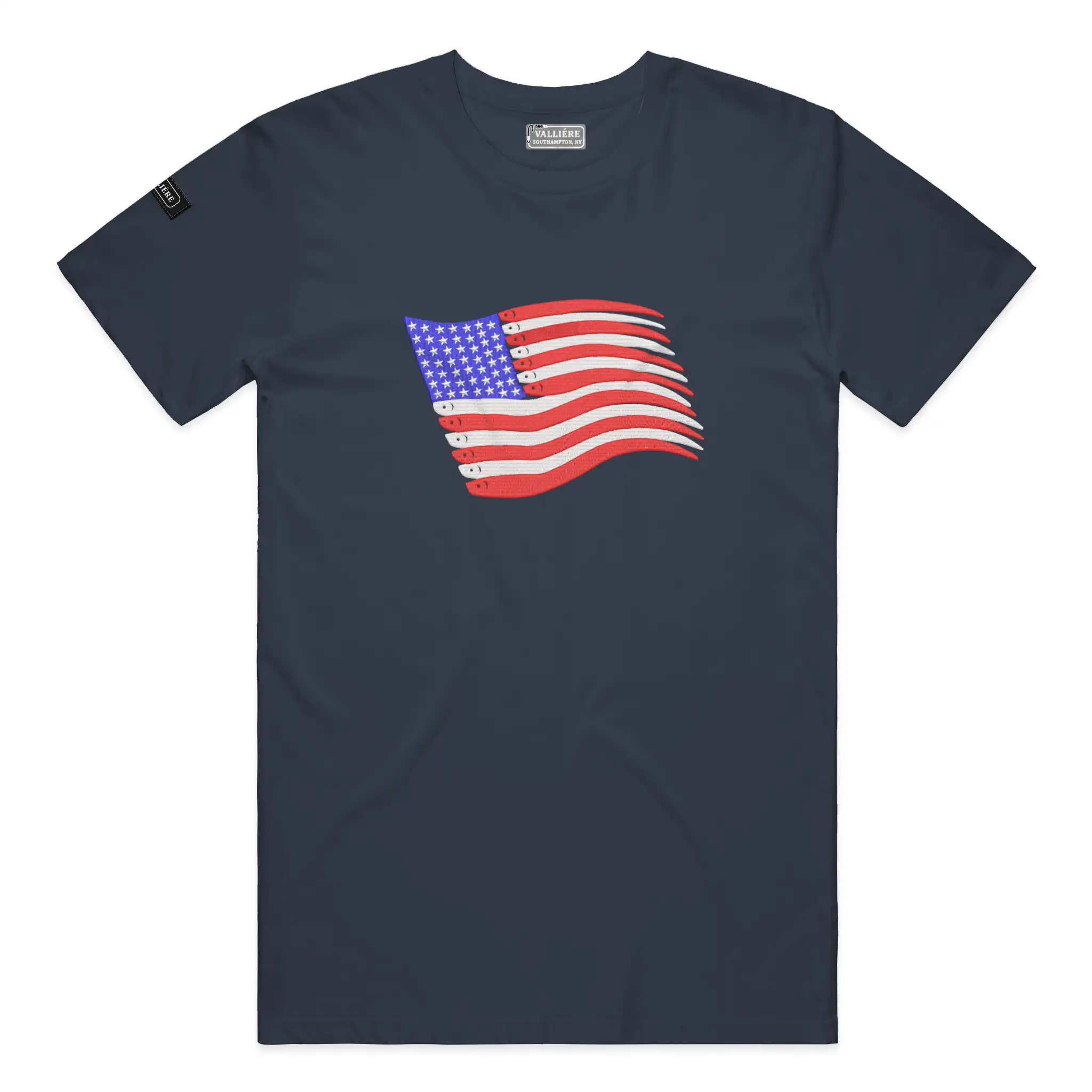 100% USA-Made American Flag Swimbait Edition Unisex T-Shirt