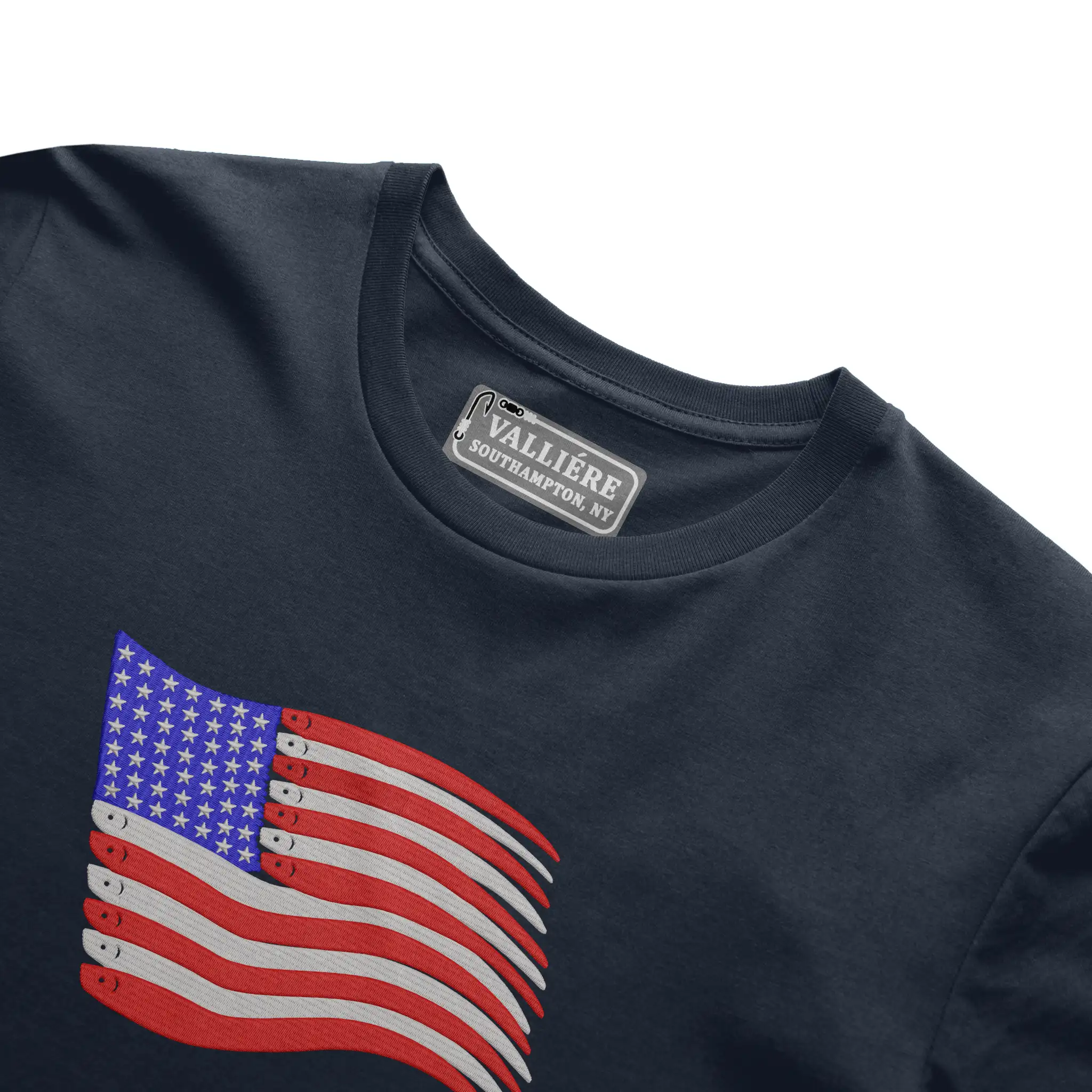 100% USA-Made American Flag Swimbait Edition Unisex T-Shirt