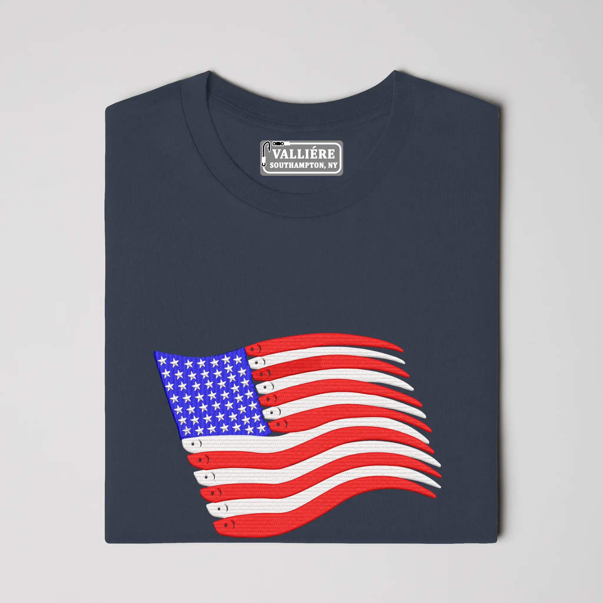 100% USA-Made American Flag Swimbait Edition Unisex T-Shirt