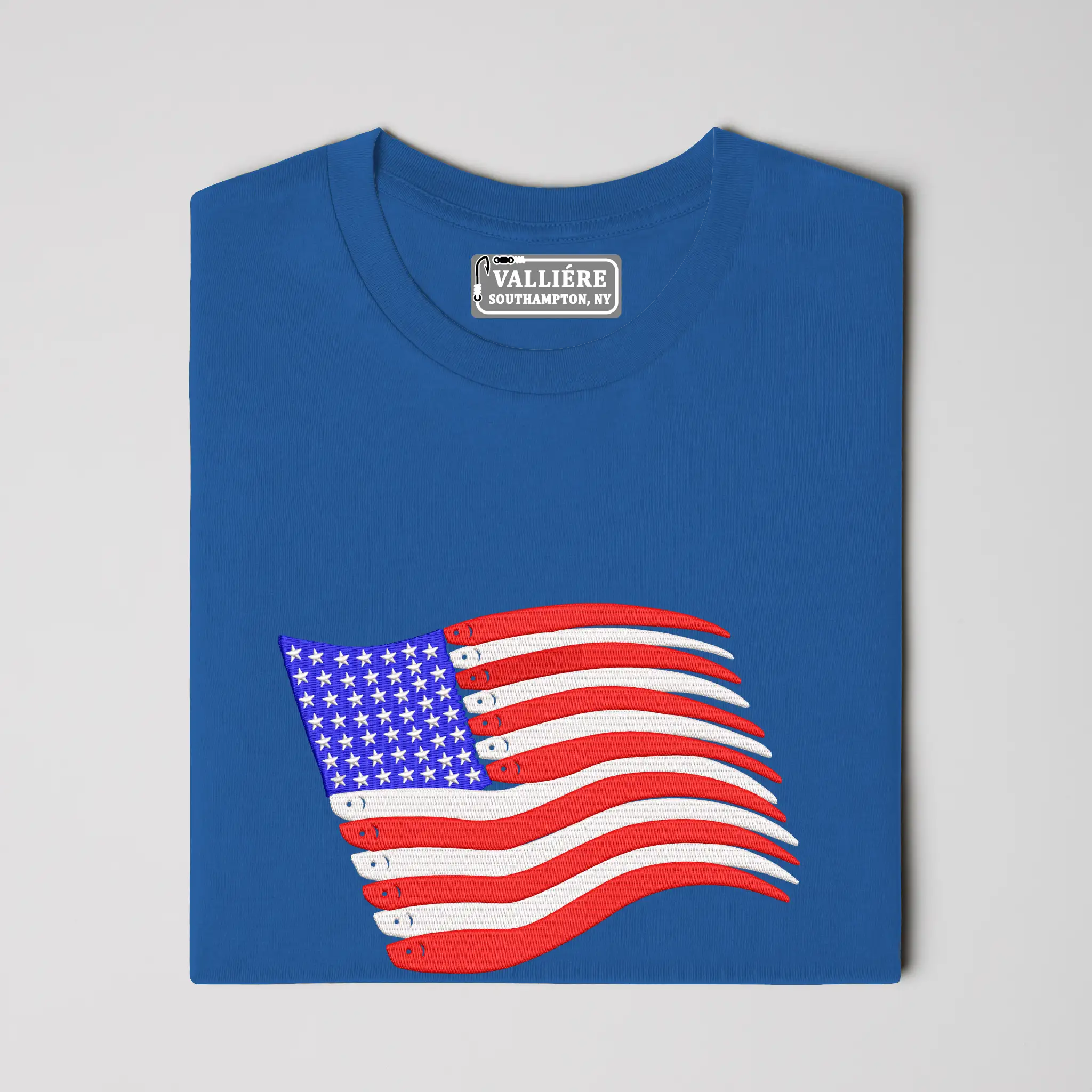 100% USA-Made American Flag Swimbait Edition Unisex T-Shirt