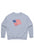 Women's Premium Embroidered American Flag Swimbait Edition Relaxed Sweatshirt