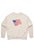 Women's Premium Embroidered American Flag Swimbait Edition Relaxed Sweatshirt