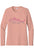 Womens Pink Tuna Lightweight Wicking UV Pro LS Tee