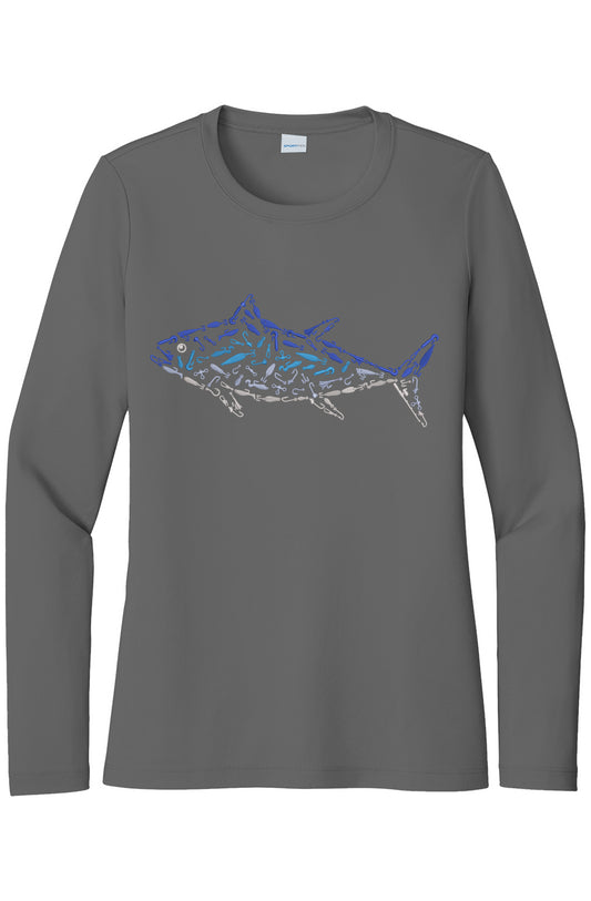 Womens Tuna Lightweight Wicking UV Pro LS Tee