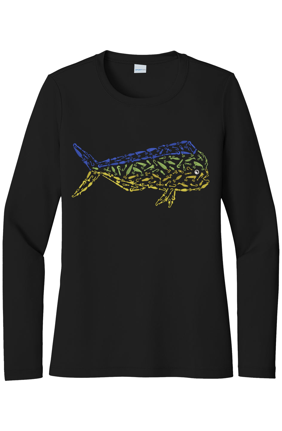Womens Mahi Mahi Lightweight Wicking UV Pro LS Tee