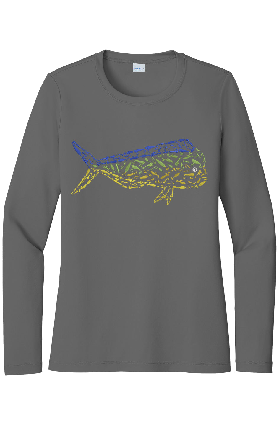 Womens Mahi Mahi Lightweight Wicking UV Pro LS Tee