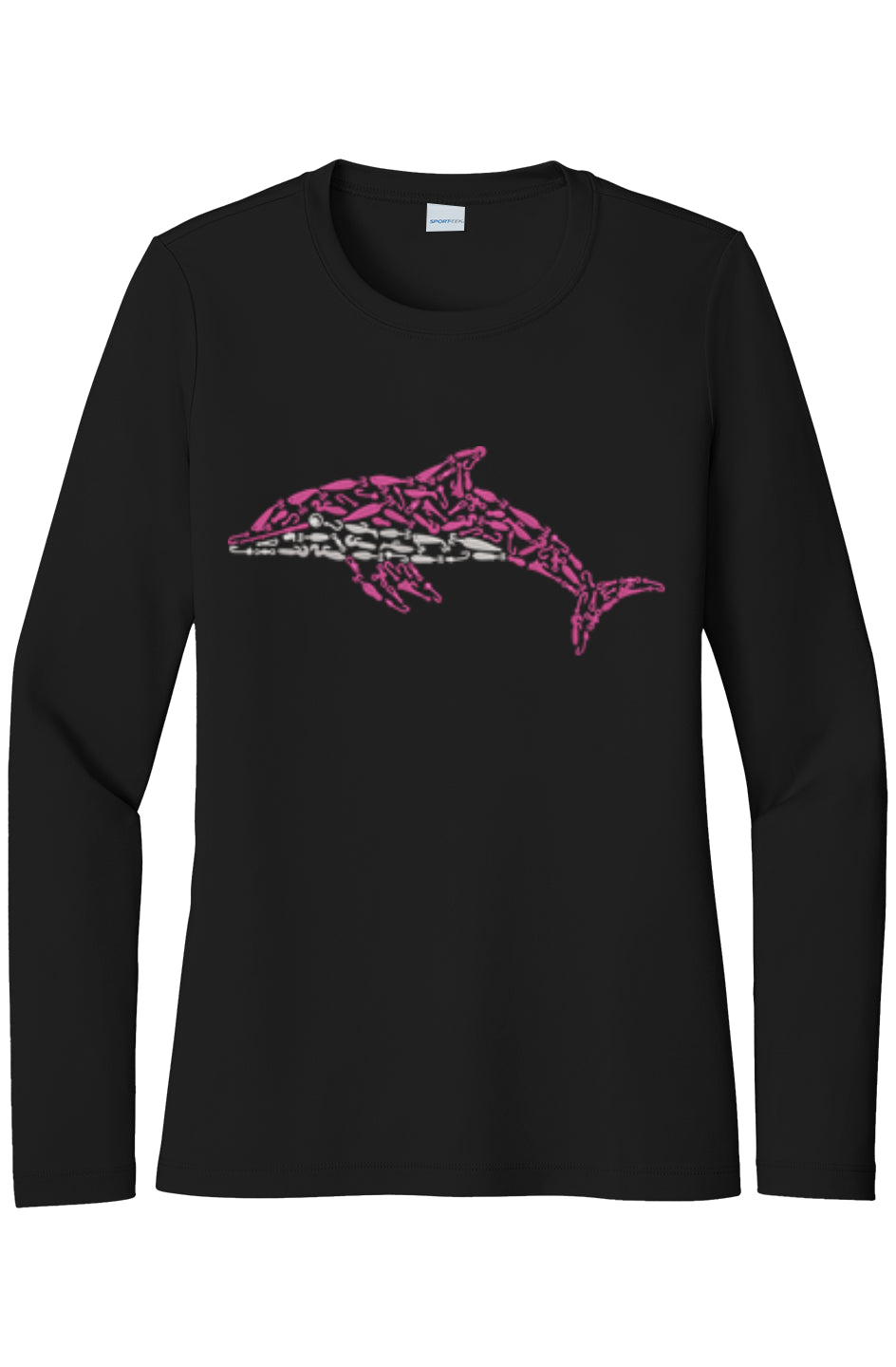 Womens Dolphin Lightweight Wicking UV Pro LS Tee