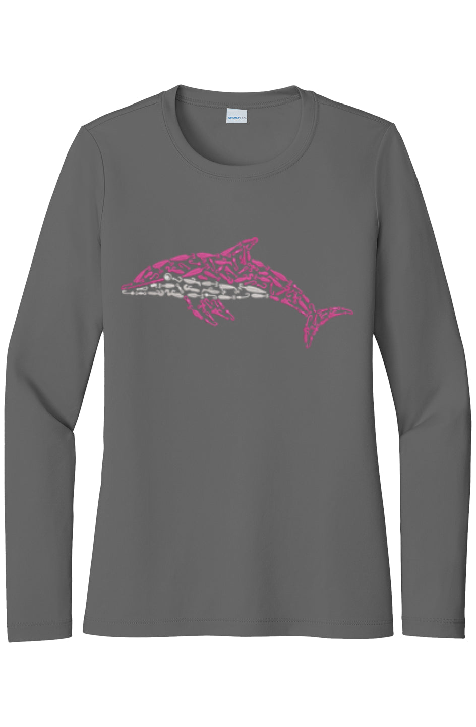 Womens Dolphin Lightweight Wicking UV Pro LS Tee