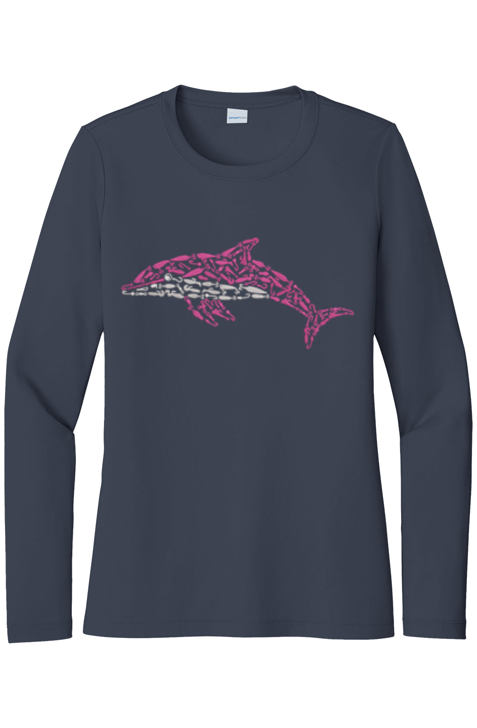 Womens Dolphin Lightweight Wicking UV Pro LS Tee