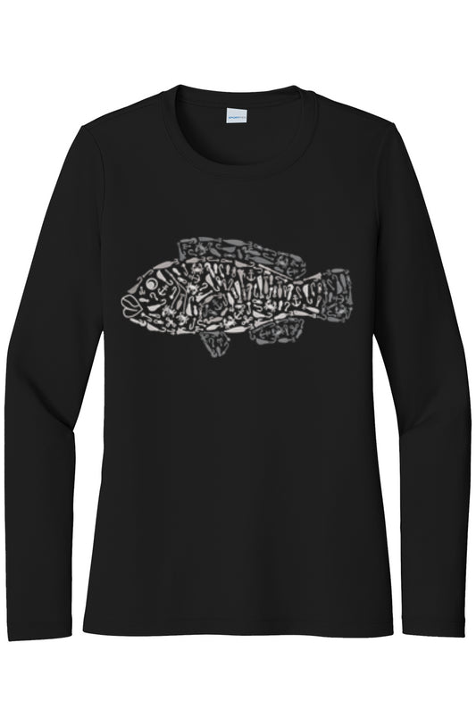 Womens Tautog Lightweight Wicking UV Pro LS Tee