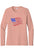 Womens American Flag Swimbait Edition Lightweight Wicking UV Pro LS Tee