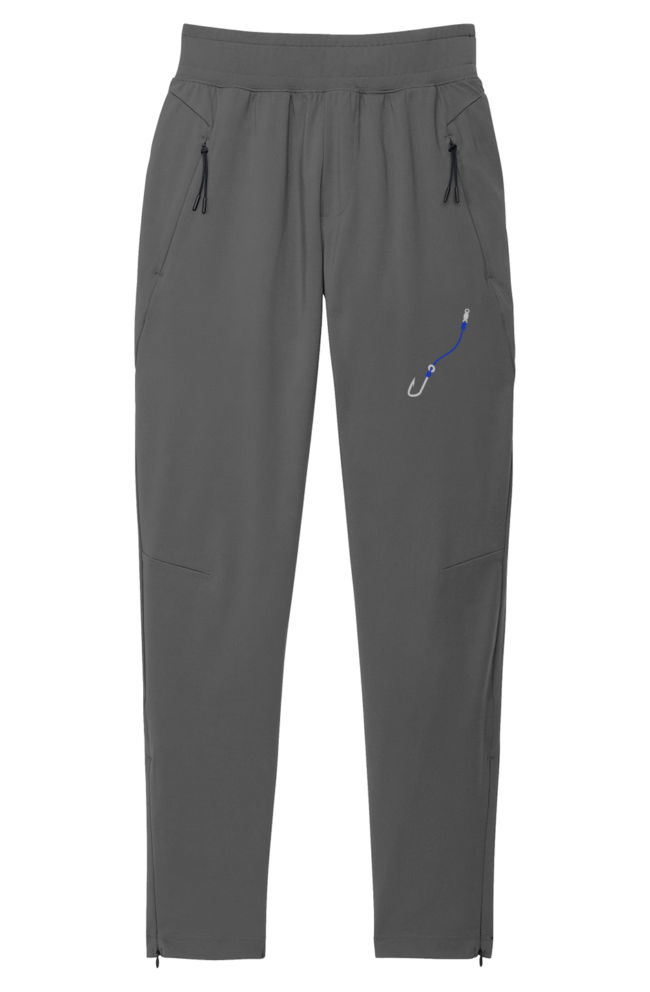 Embroidered "Blue Hook & Line" Moisture Wicking Jogger