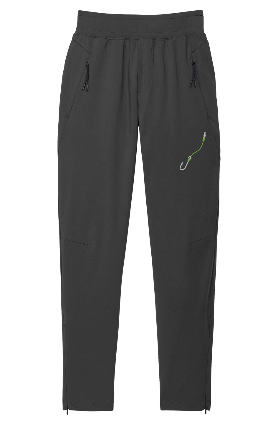 Embroidered "Lime Hook & Line" Moisture Wicking Jogger