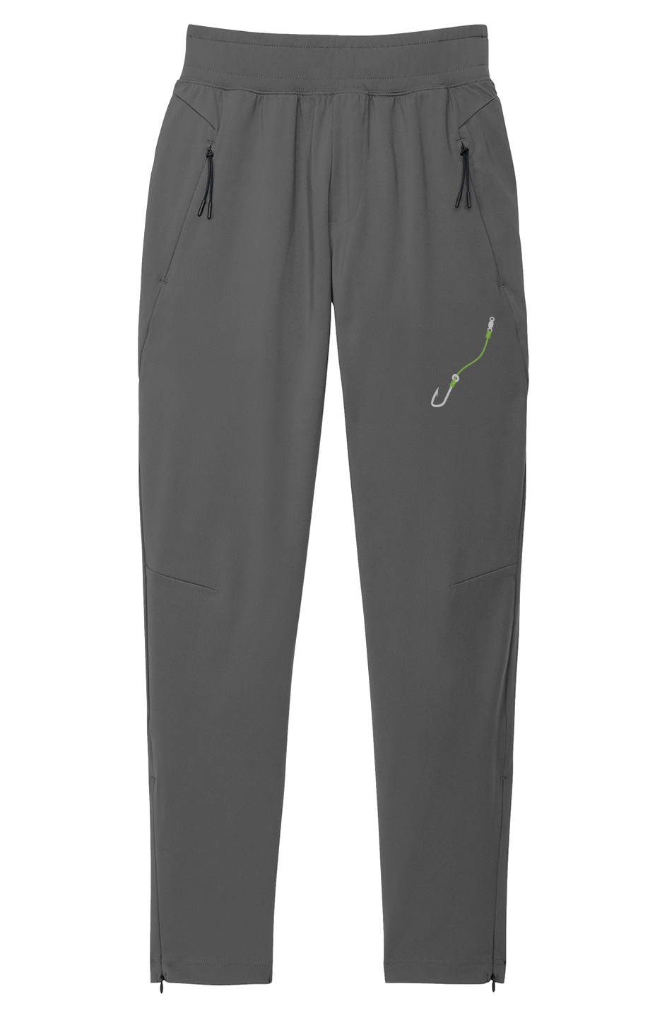 Embroidered "Lime Hook & Line" Moisture Wicking Jogger