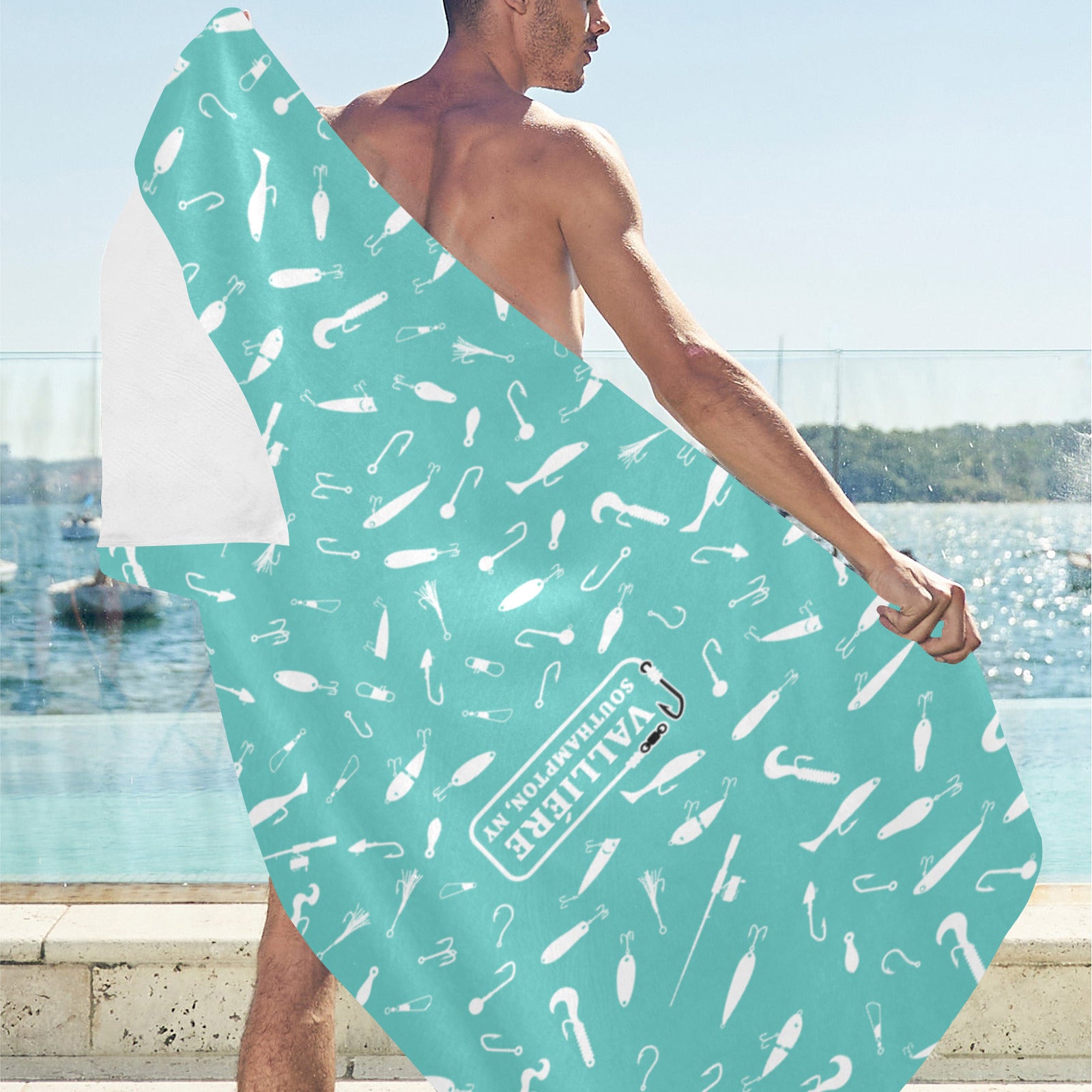 Lures Beach Towel 31.5"x 71"