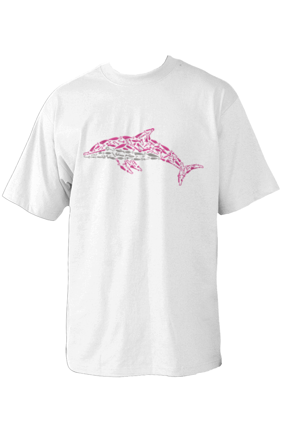 Oversized Heavyweight Tee - Pink Dolphin