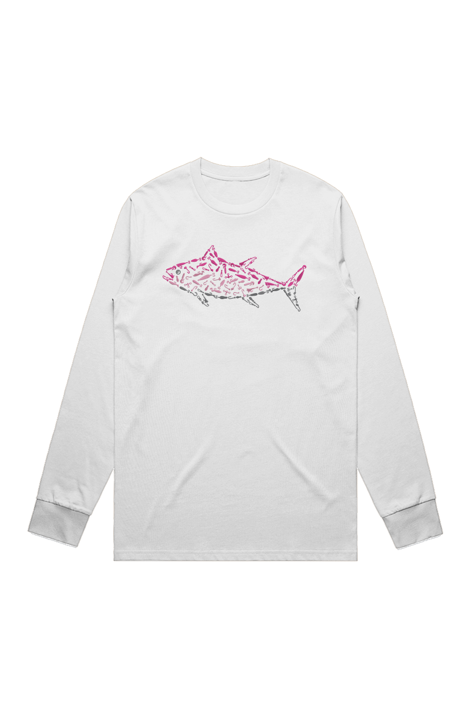 Premium Signature Long Sleeve Tee - Pink Tuna