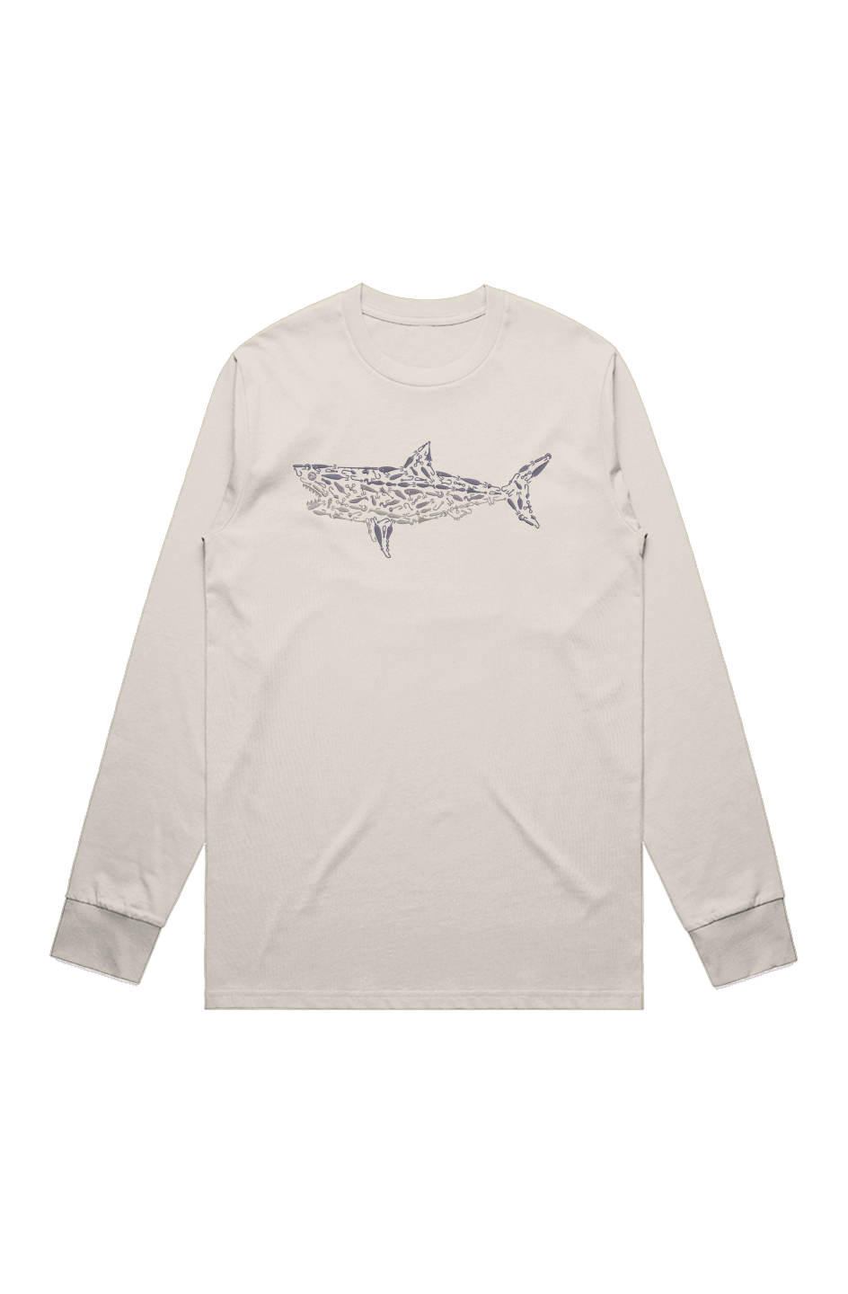 Premium Signature Long Sleeve Tee - Great White