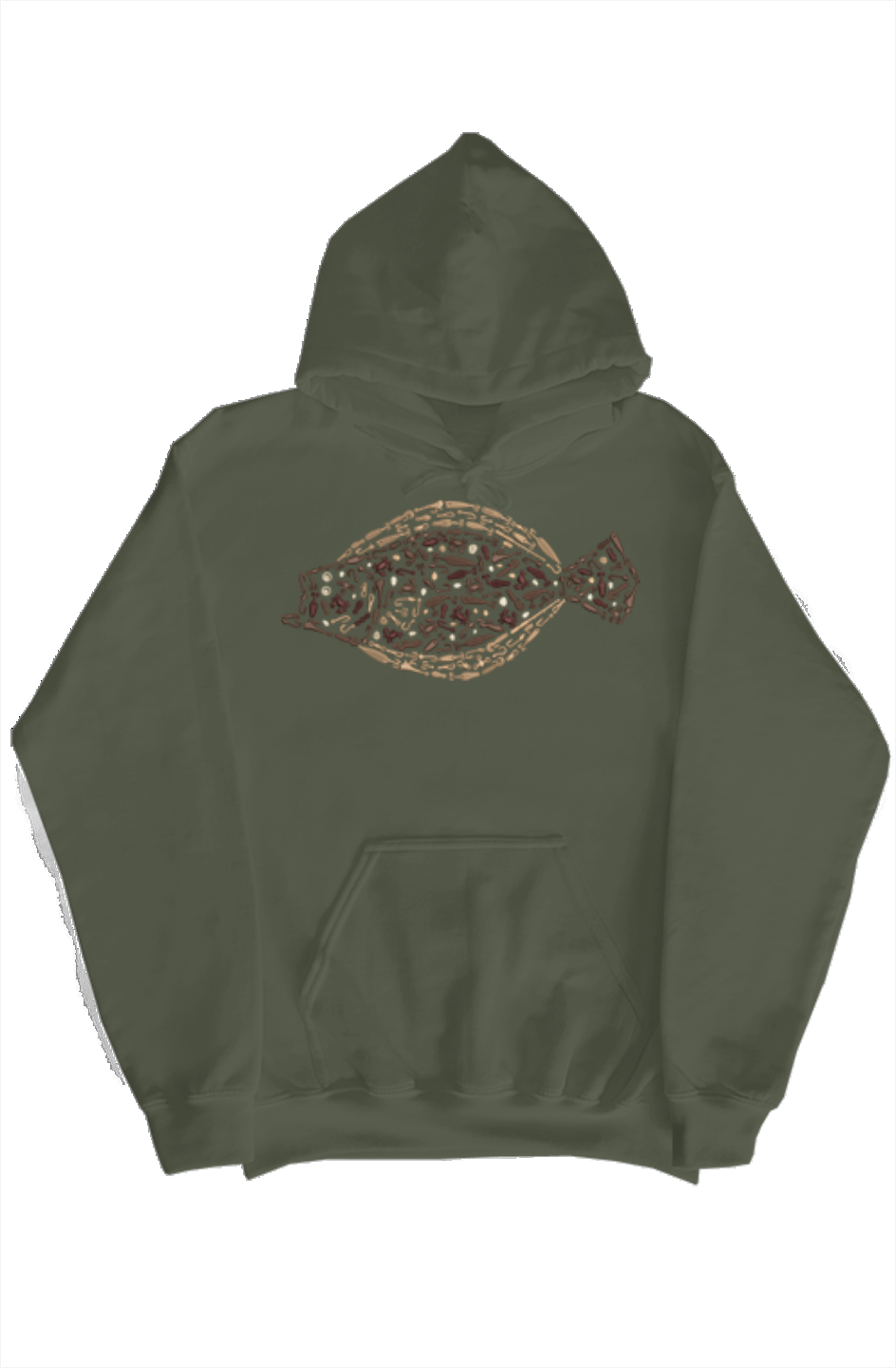ESSENTIALS FLUKE GRAPHIC PRINT HOODIE