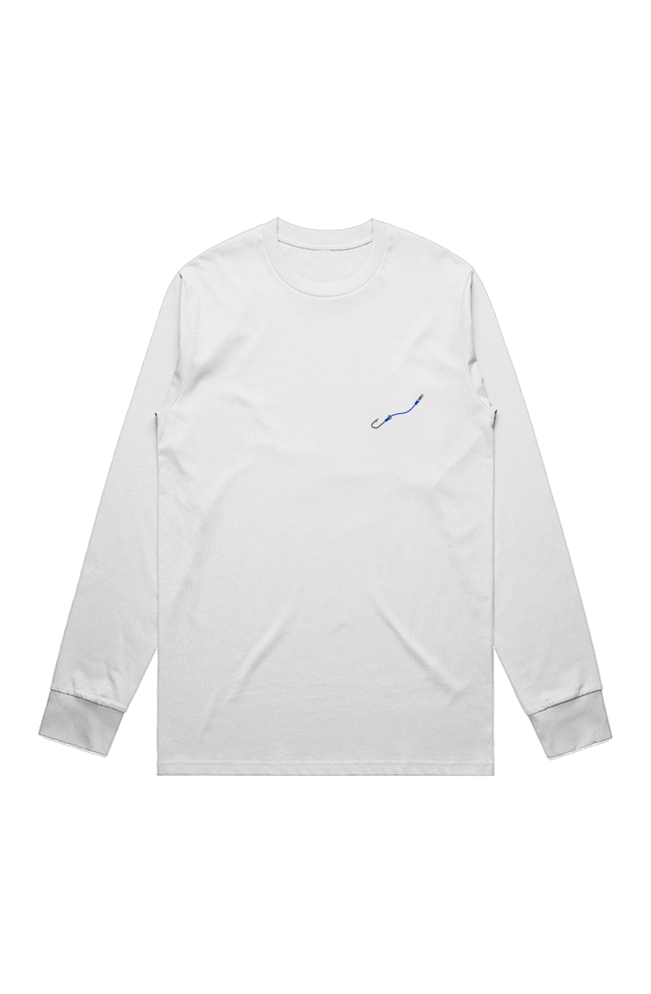Premium Signature Long Sleeve Tee - Hook & Line - Embroidered