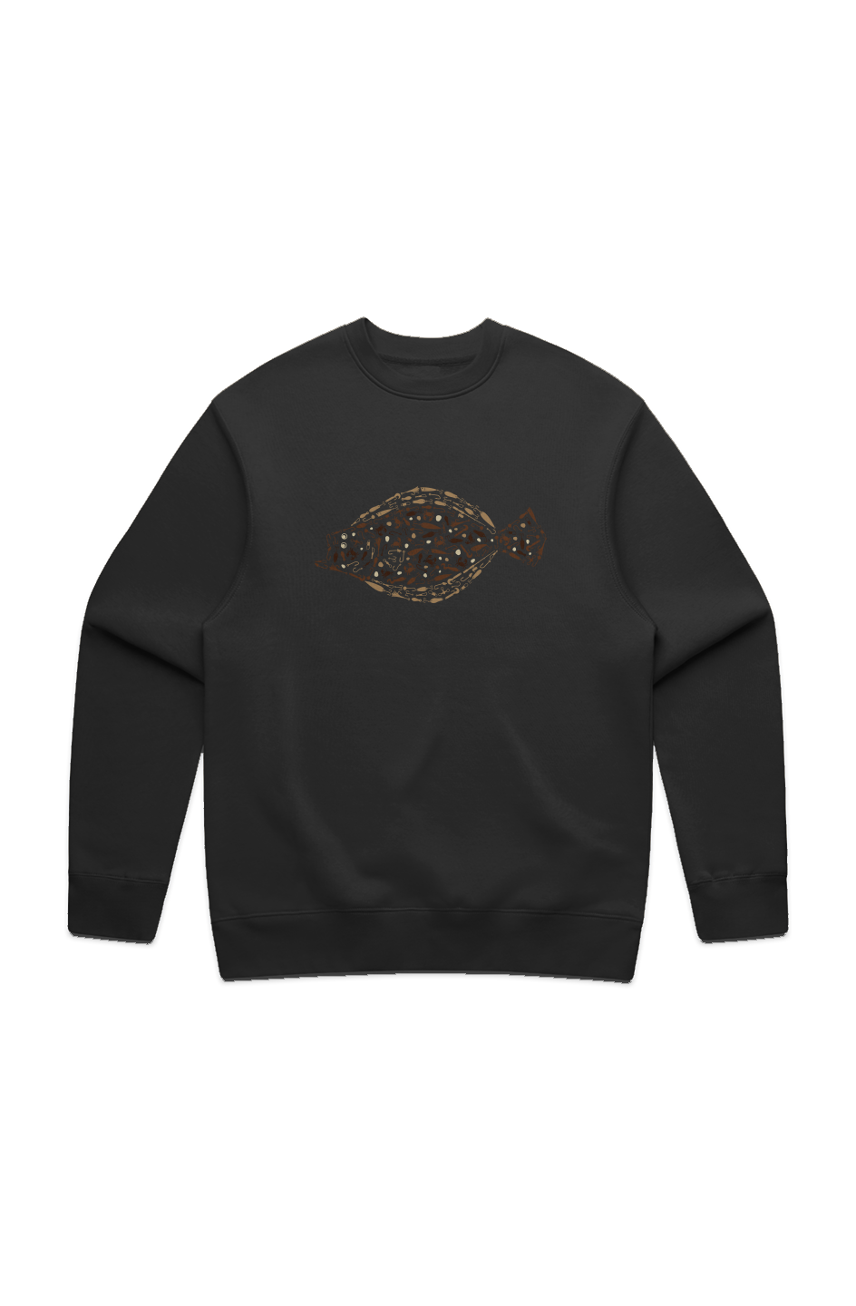 Premium Embroidered Relaxed Crewneck Fluke