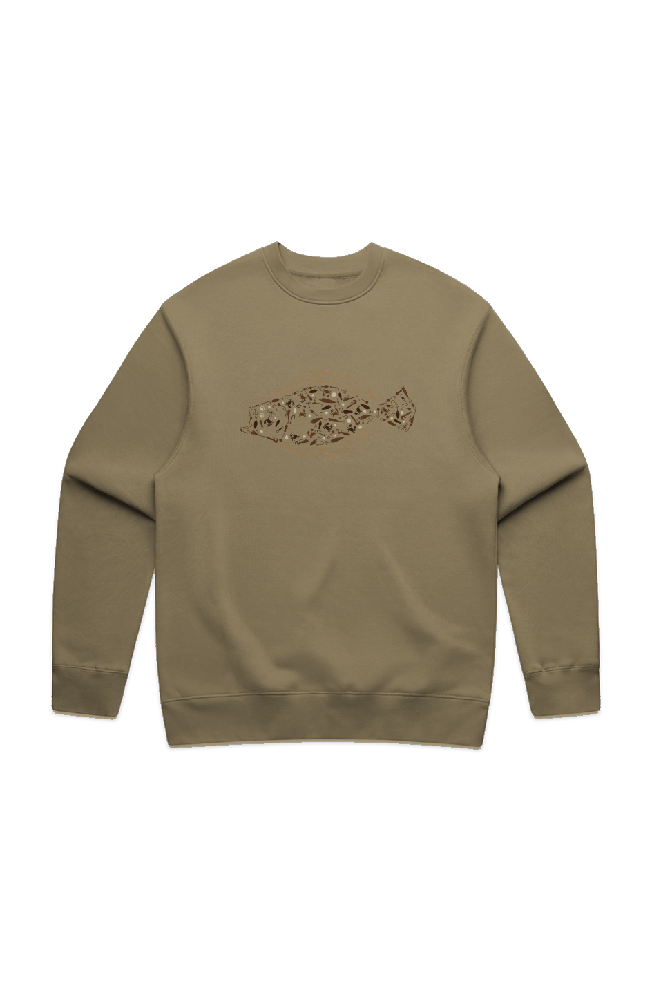 Premium Embroidered Relaxed Crewneck Fluke