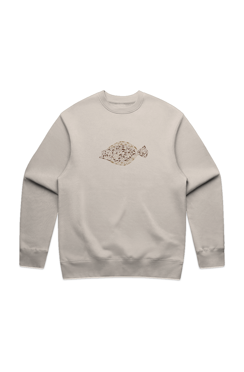 Premium Embroidered Relaxed Crewneck Fluke