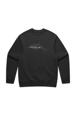 Premium Embroidered Relaxed Crewneck Dolphin