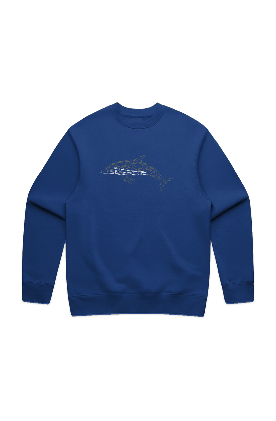 Premium Embroidered Relaxed Crewneck Dolphin