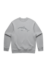 Premium Embroidered Relaxed Crewneck Dolphin