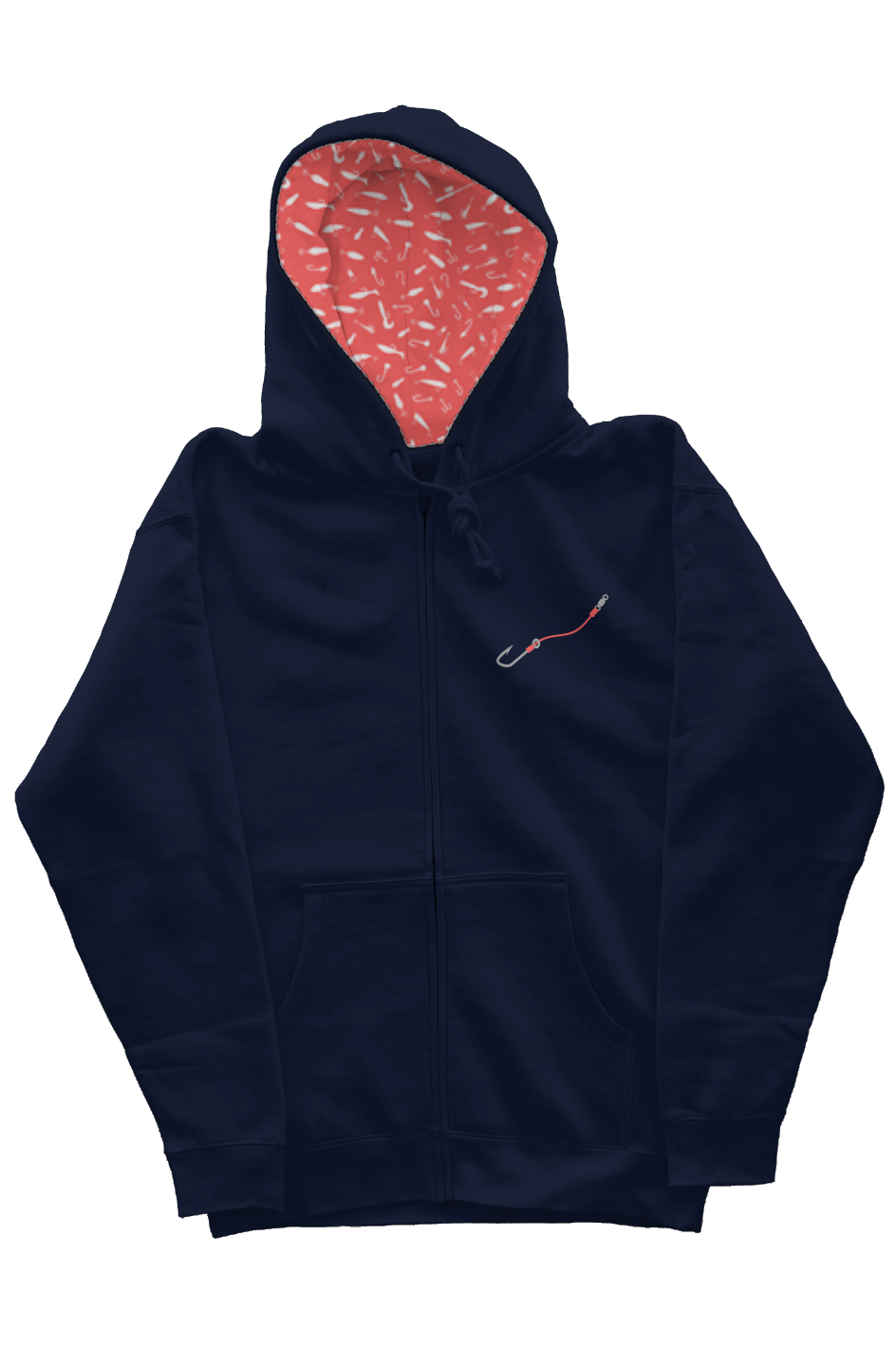 RED SNAPPER Montauk Edition Embroidered Full Zip Hoodie