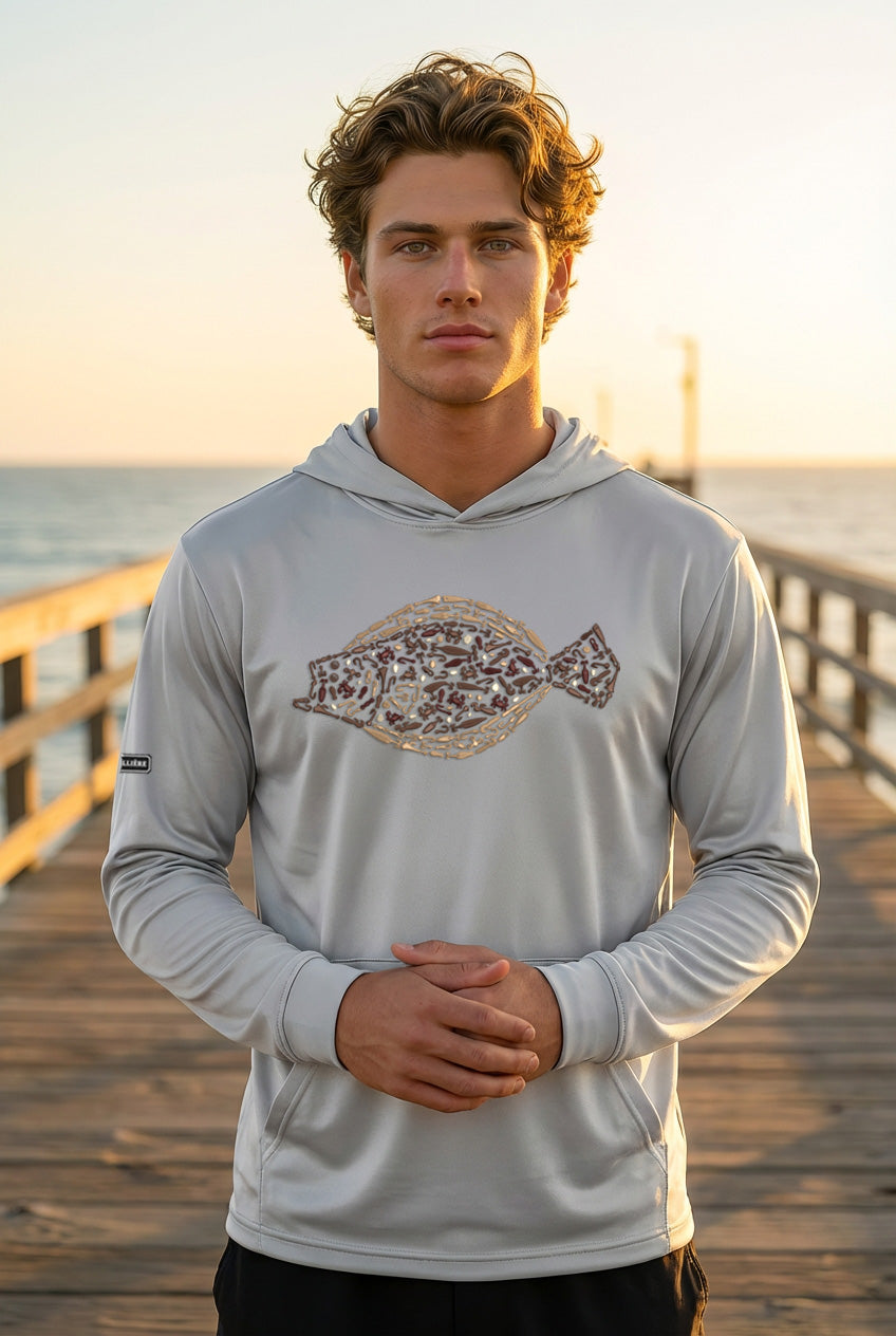 UPF 50 Performance Bahama Hoodie - Fluke