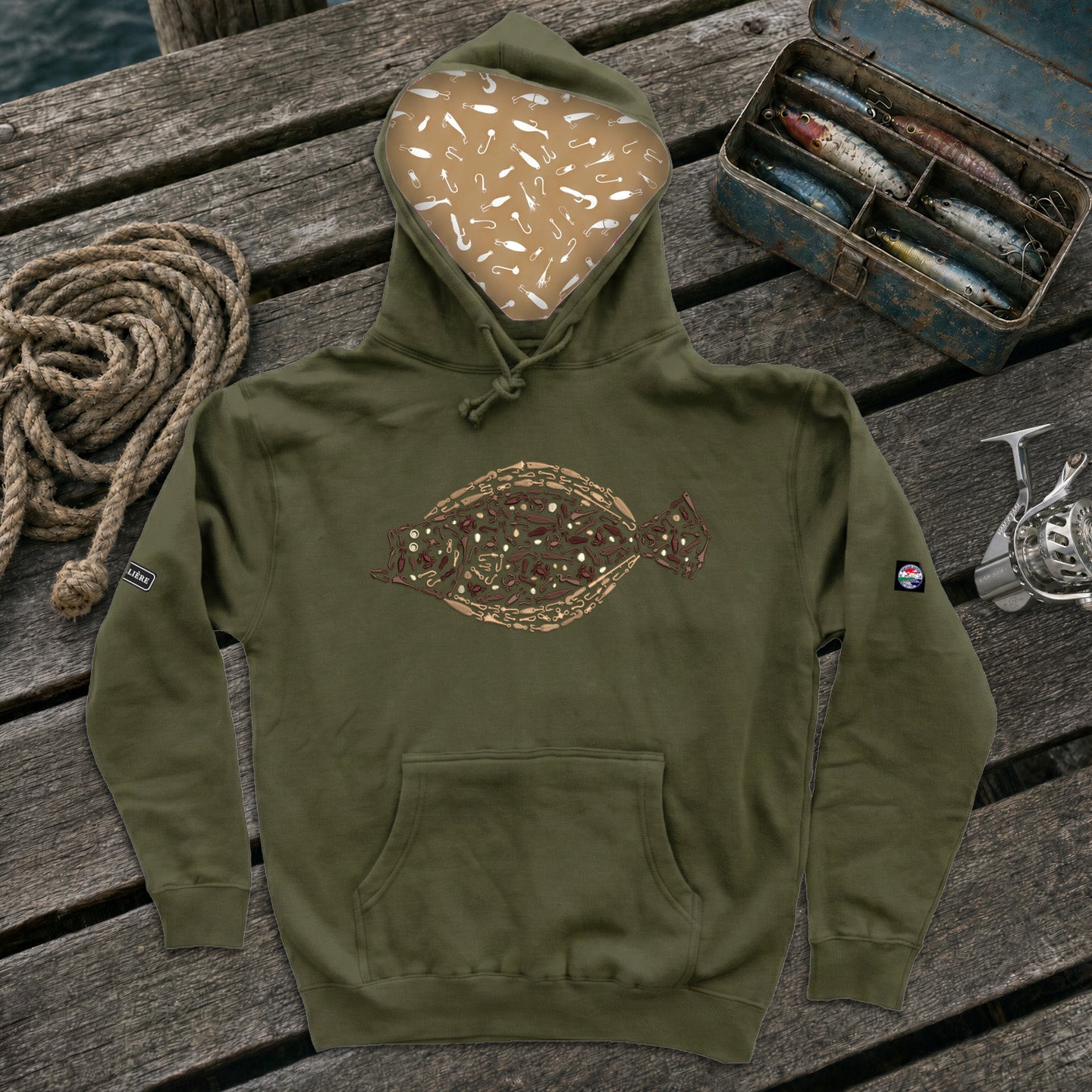 Montauk Edition Embroidered Fluke Hoodie