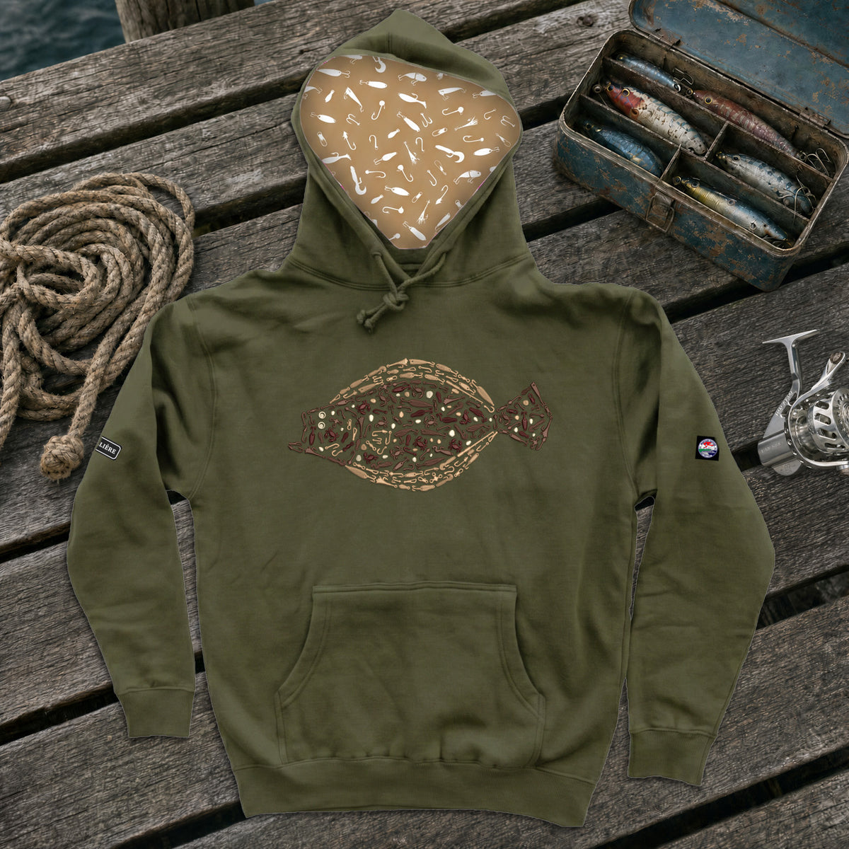 Montauk Edition Embroidered Fluke Hoodie