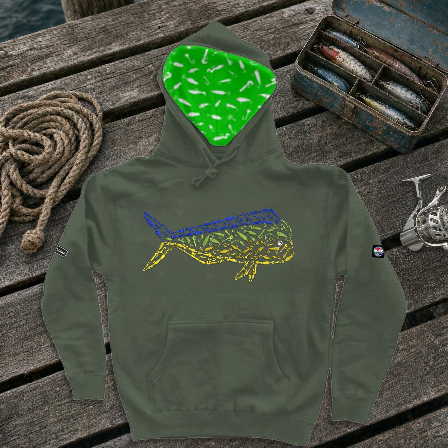 Montauk Edition Embroidered Mahi Mahi Hoodie