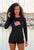 Womens American Flag Swimbait Edition GRAPHIC PRINT Lightweight Wicking UPF 50 Pro LS Tee