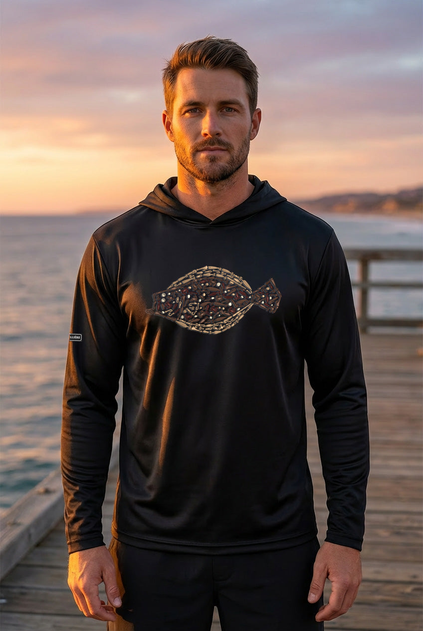 UPF 50 Performance Bahama Hoodie - Fluke