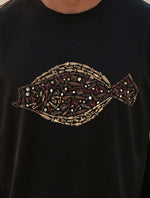 Oversized Heavyweight Tee - Fluke — Graphic Print